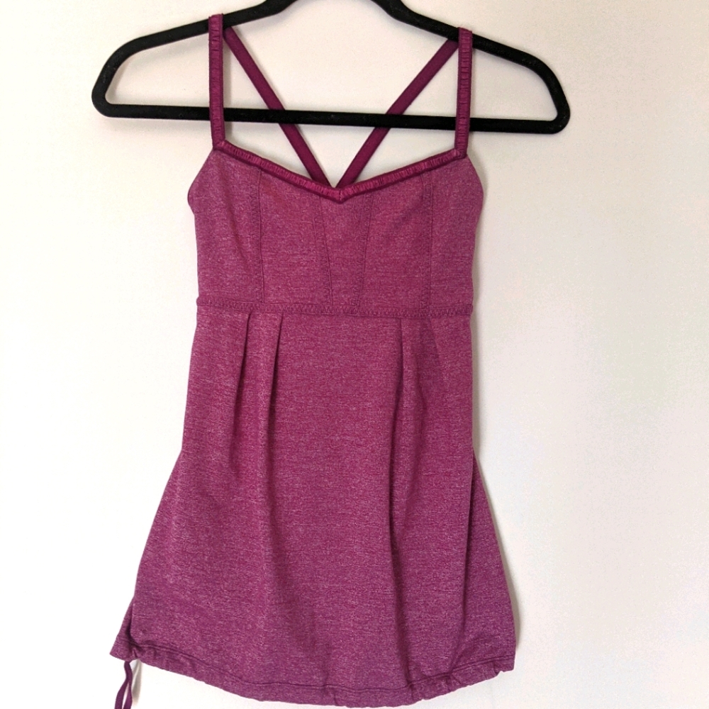 Lululemon Bulerias Tank Top Heathered Dewberry 4